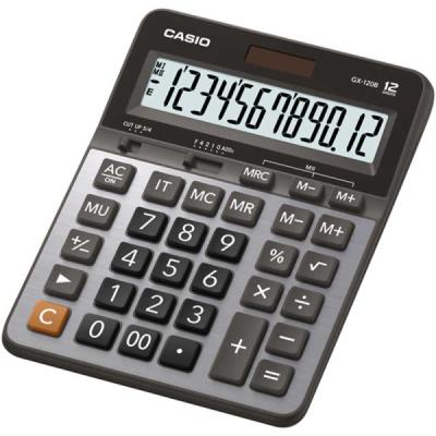 Casio Hesap Makinesi Masaüstü Tipi GX-120B 12 Hane