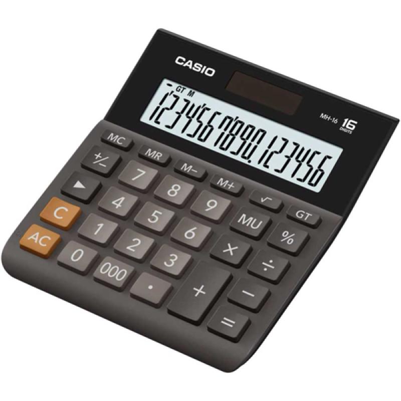 Casio Hesap Makinesi Mini Masaüstü Tipi MH-16 16 Hane