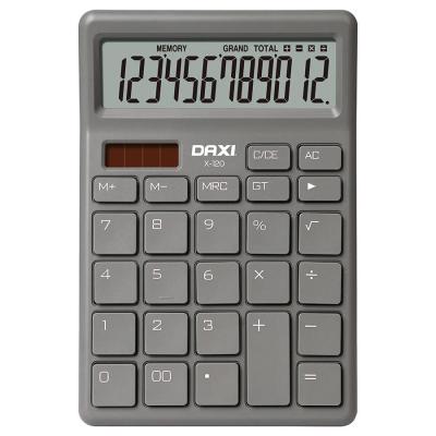 Daxi X-120G Masaüstü Hesap Makinesi 12 Haneli Gri