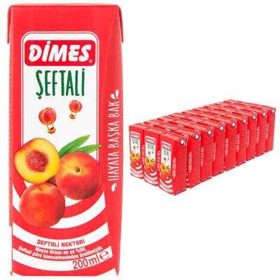 Dimes 200 ml 27'li Şeftali Meyve Suyu