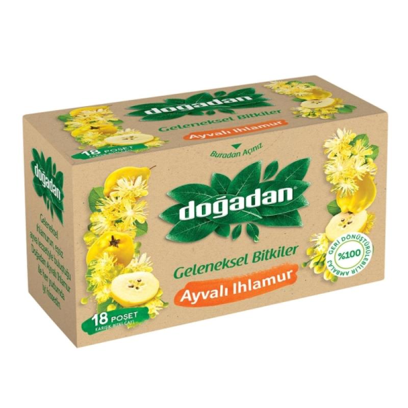 Doğadan Ayvalı Ihlamur Bitki Çayı 18 Li
