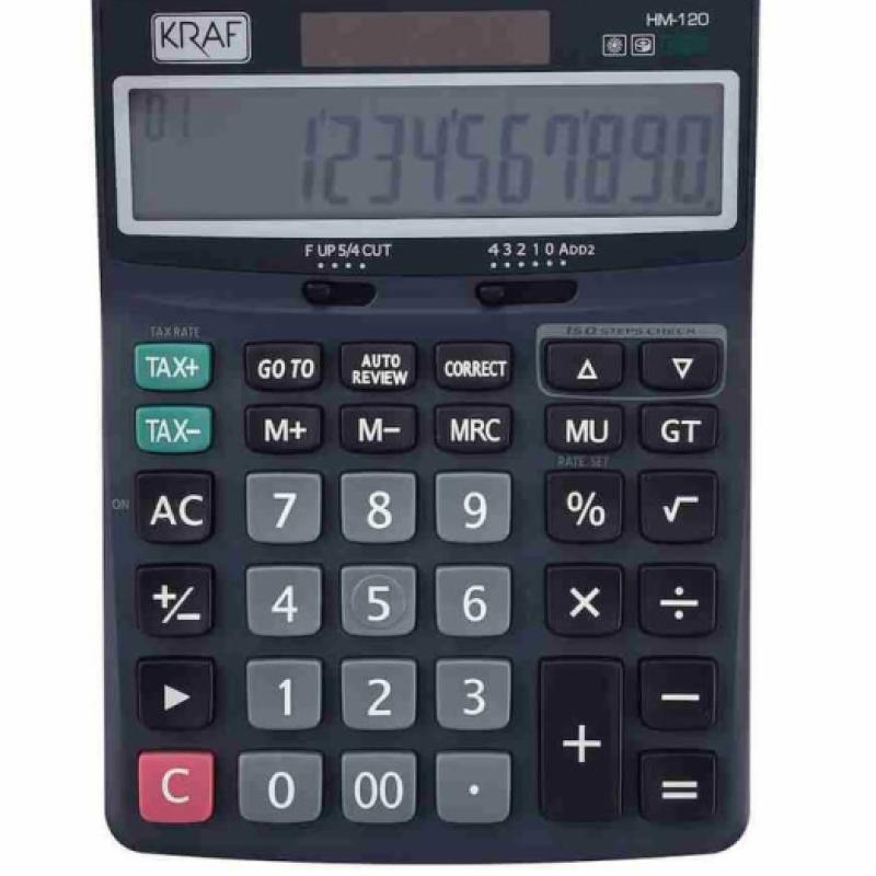 Kraf Hesap Makinesi Masaüstü 12 Hane TAX HM-120