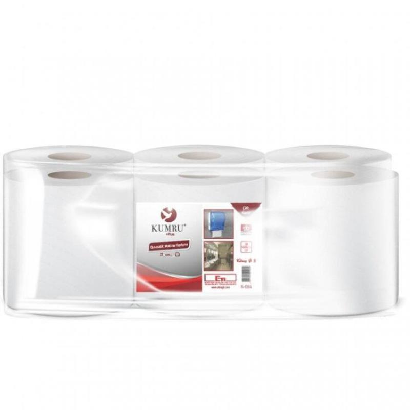 Kumru Plus Otomatik Makine Havlusu 25 Cm 100 Mt 7 Kg 6 Lı