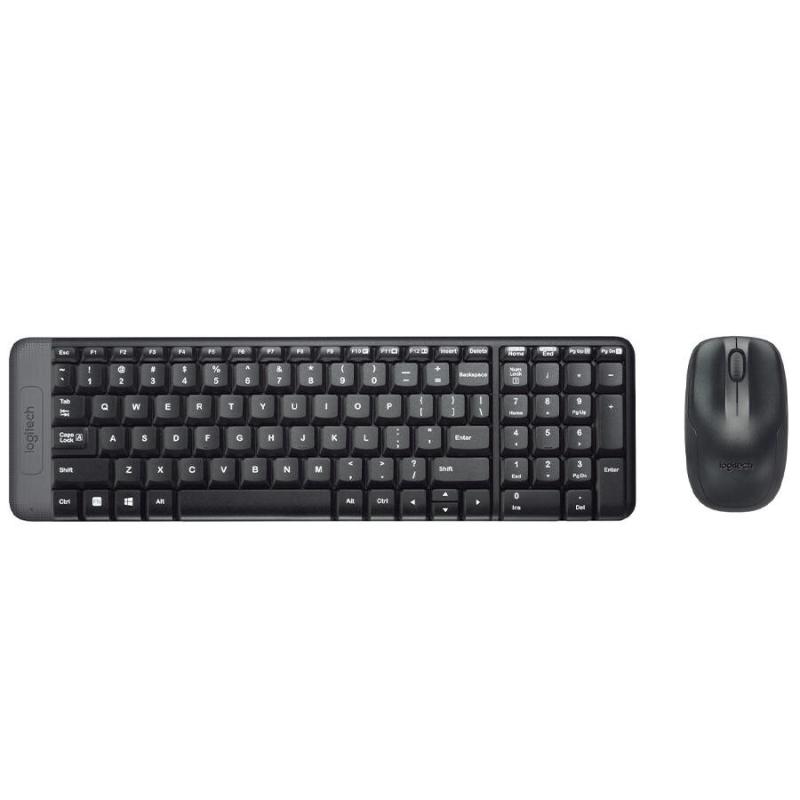 Logitech MK220 Kablosuz Klavye Mouse Seti Siyah 
