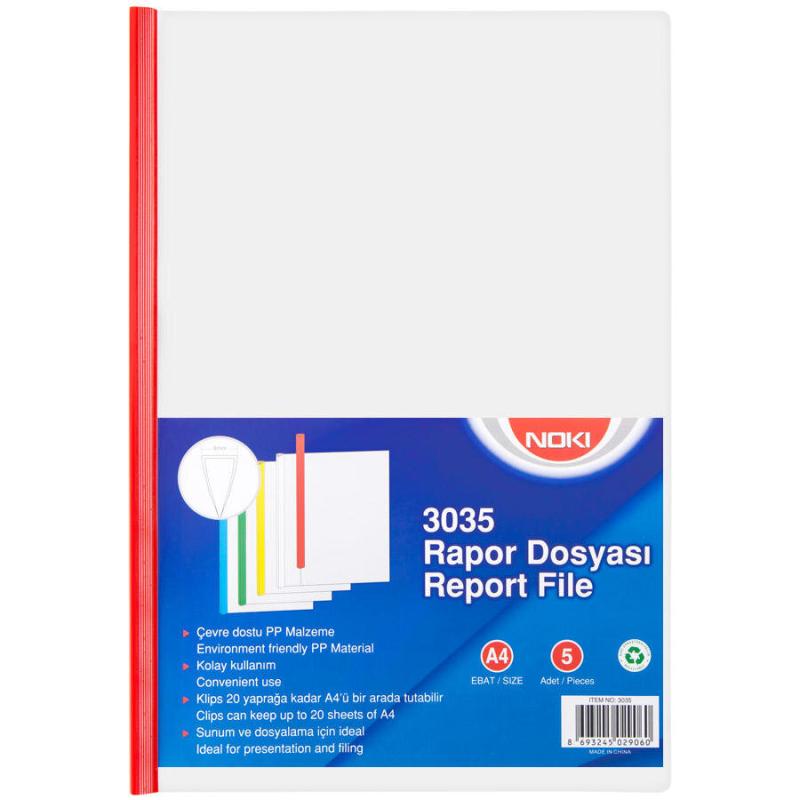 Noki 3035 A4 Sıkıştırmalı Dosya 5'li Paket