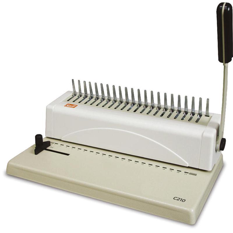 Sarff C210 Plastik Spiral Ciltleme Makinesi
