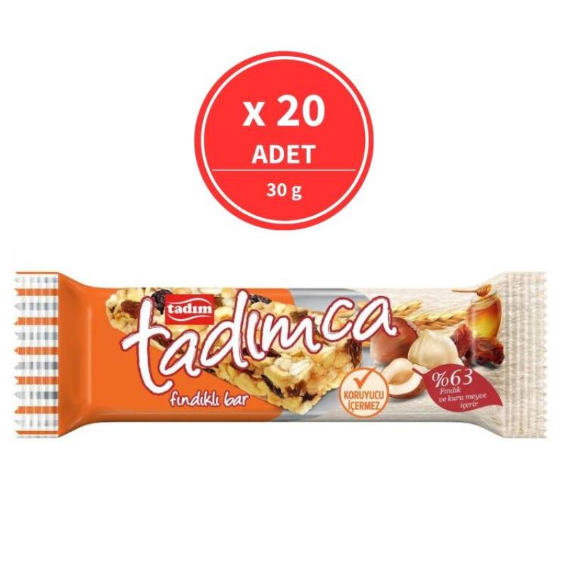 Tadım Tadımca Fındıklı Bar 30 Gr 20 Adet