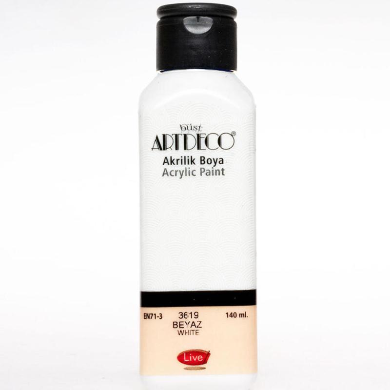 Artdeco Akrilik Boya Beyaz 140 ml  