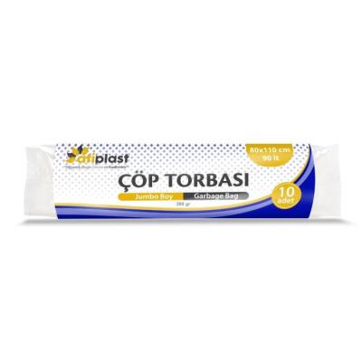 Atiplast Endüstriyel Jumbo Çöp Torbası 80x110 Siyah 300 Gr