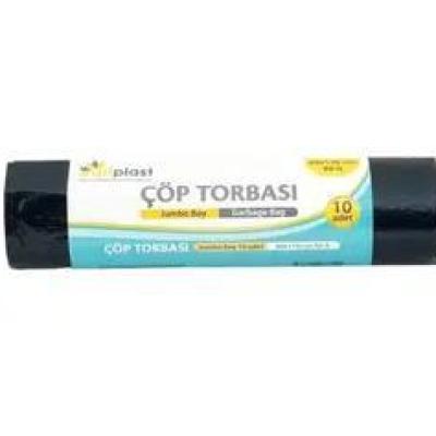 Atiplast Endüstriyel Jumbo Çöp Torbası 80x110 Siyah 500 Gr