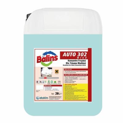 Balins Oto 302 Wind Fırçasız Oto Yıkama Şampuanı 20 Kg