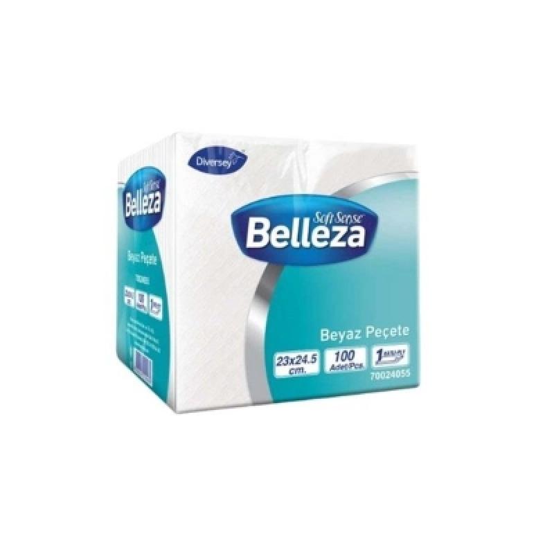 Belleza Beyaz Peçete 23x24.5 Cm 100 Lü
