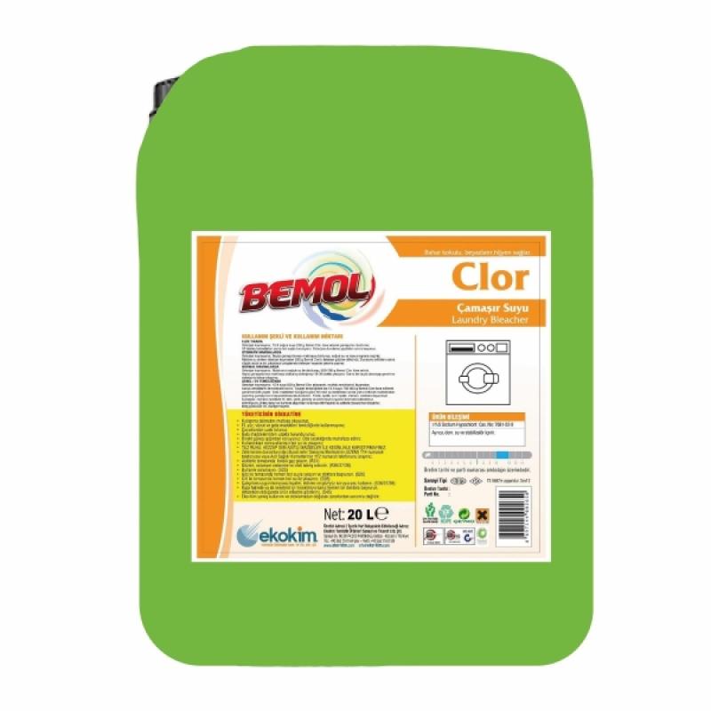 Bemol Clor Parfümlü Çamaşır Suyu 20 Kg
