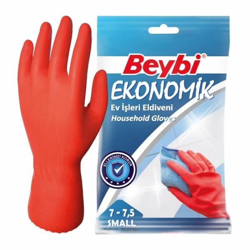 Beybi Ekonomik Temizlik Eldiveni Küçük Boy Small  7-7.5