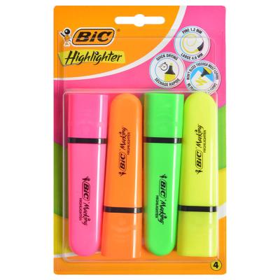 Bic Fosforlu Kalem Karışık Renk 4'lü Paket