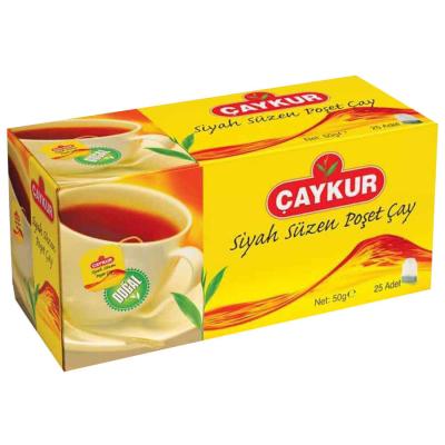 Çaykur Siyah Süzen Bardak Poşet Çay 25'li