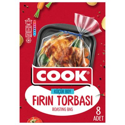 Cook Fırın Torbası Standart Boy 25 x 38 cm 8'li Paket