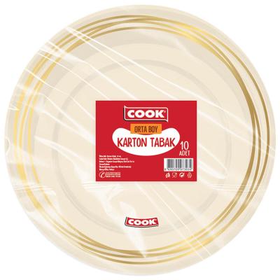 Cook Karton Tabak Orta 10'lu