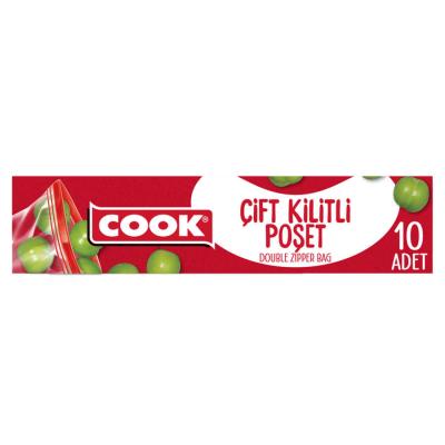 Cook Kilitli Buzdolabı Poşeti 19 x 25 cm 10'lu Paket