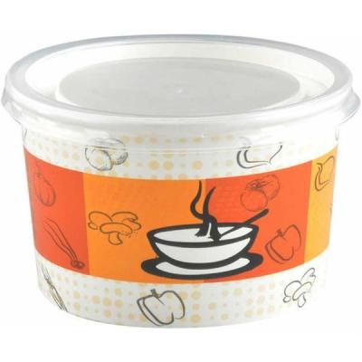 Çorba Kasesi 16 Oz Kapaklı Takım 100 Lü