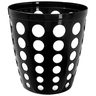 Dayco 0122B Delikli Çöp Kovası Siyah 12 lt