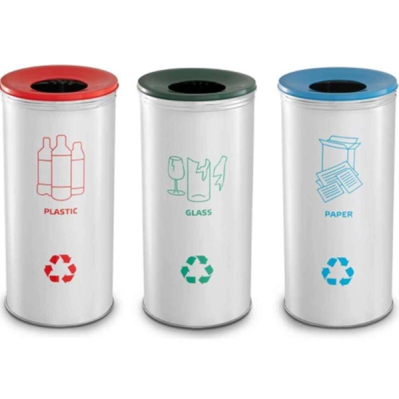 Dayco Geri Dönüşüm Kovası Üçlü 430 S.S.