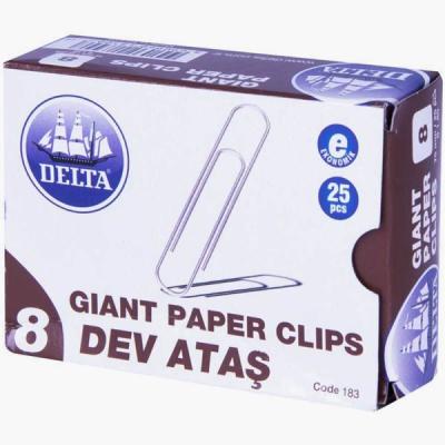 Delta Ataş 75 mm No 8 25 Adet Metalik Gri 183