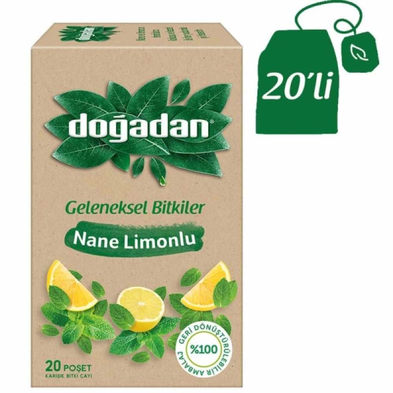 Doğadan Nane Limon Bitki Çayı 20 Li