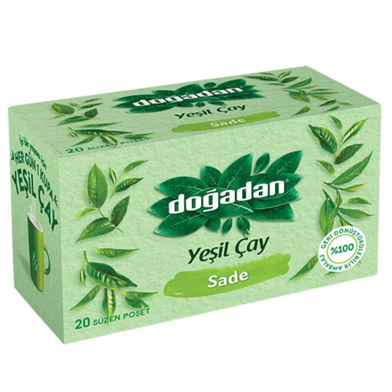 Doğadan Sade Yeşil Çay  20'li