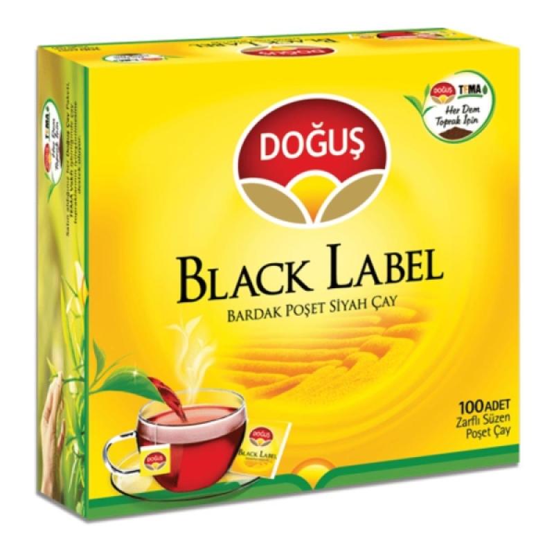 Doğuş Black Label Bardak Poşet Siyah Çay 2 Gr x 100 Lü