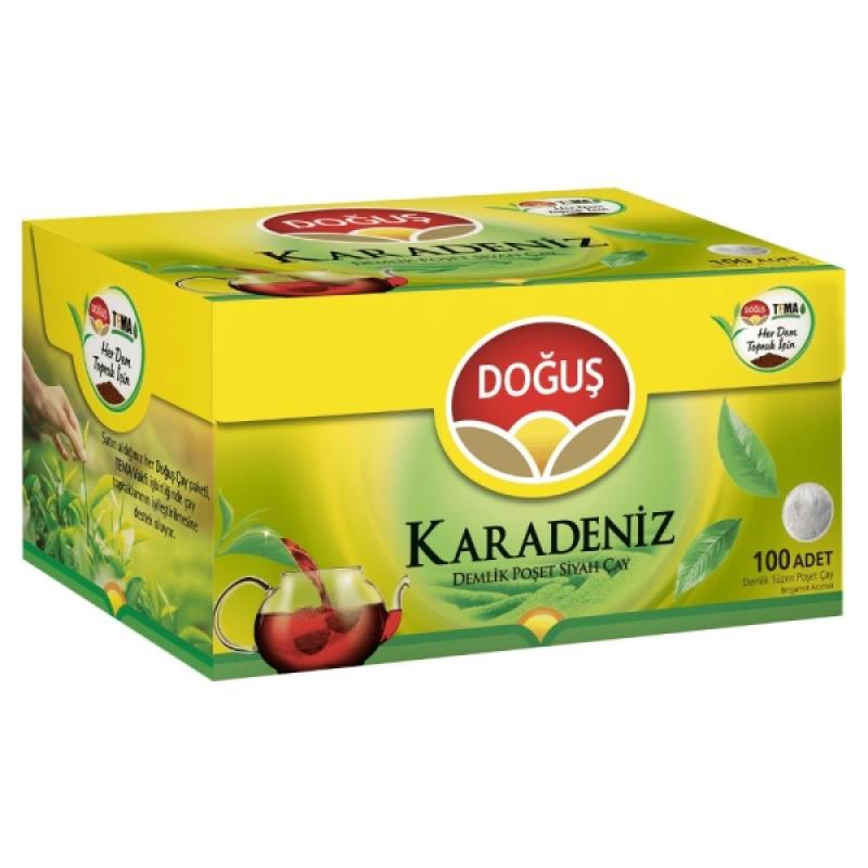 Doğuş Doğu Karadeniz Demlik Poşet Çay 100 Lü
