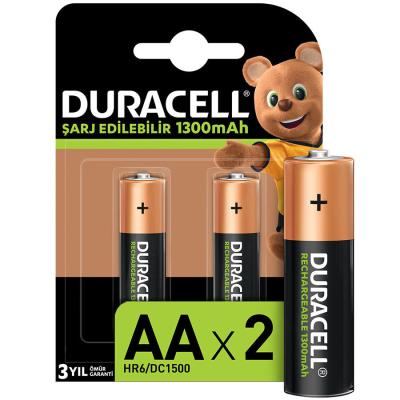 Duracell 1300 mAh Şarjlı AA Kalem Pil 2'li Paket