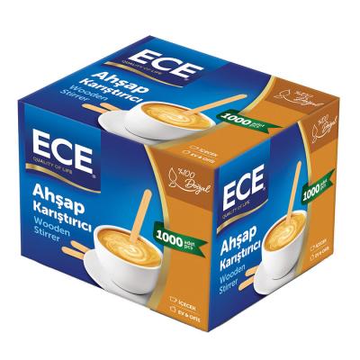 Ece Plastik Ahşap Karıştırıcı 1000'li 11 Cm 