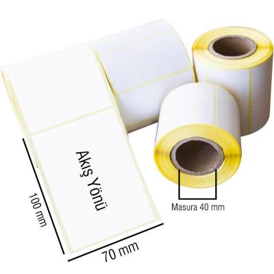 Eco Termal Hotmelt Barkod Etiketi 100 mm x 70 mm 2 Rulo (1.000 Adet) 