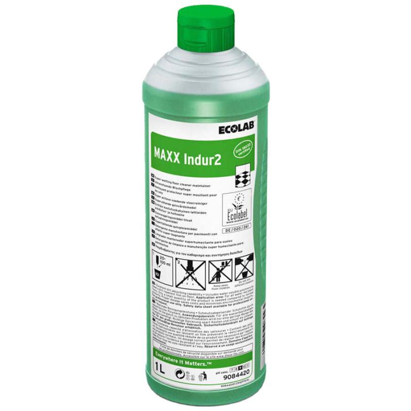 Ecolab Maxx Indur 2 Ahşap Zemin Temizleyici 1 litre