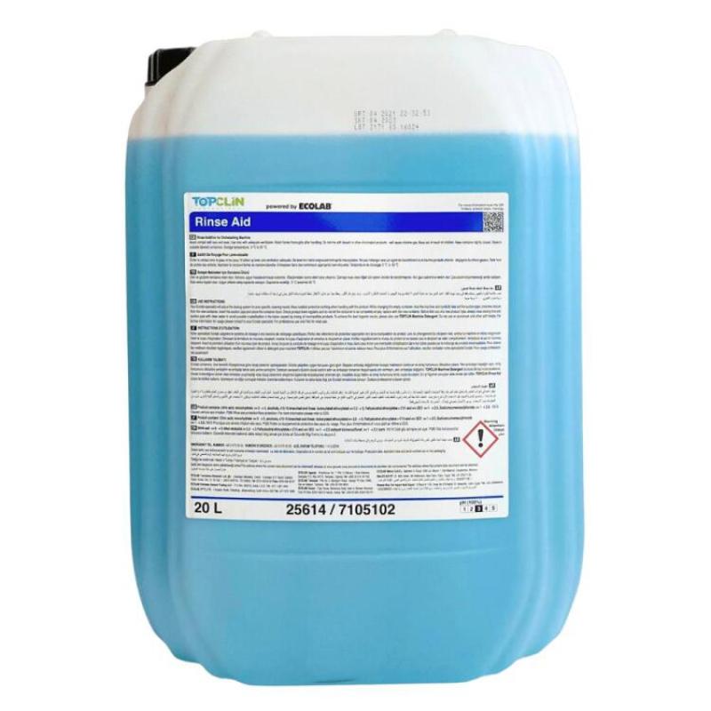 Ecolab TopClin Rinse Aid Bulaşık Parlatıcı 20 Kg