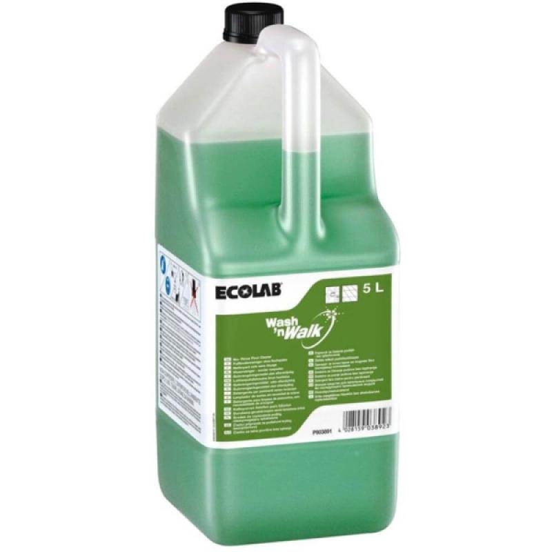 Ecolab Wash'n Walk Durulama Gerektirmeyen Zemin Temizleyici 5 Kg