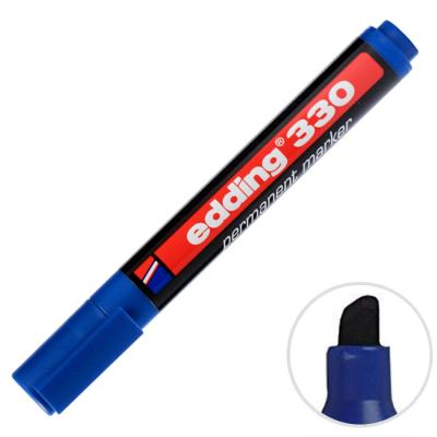 Edding 330 Marker Kalem Kesik Uçlu Mavi
