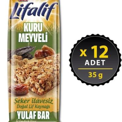 Eti Lifalif Kuru Meyveli Yulaf Bar 35 Gr 12 Adet