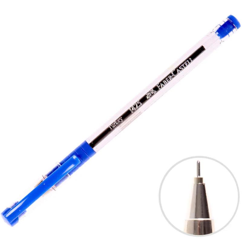 Faber-Castell 1425 Tükenmez Kalem 0.7 mm İğne Uçlu Mavi 10'lu Paket