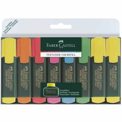 Faber Castell Fosforlu 6 +2 Li Poşet 1548