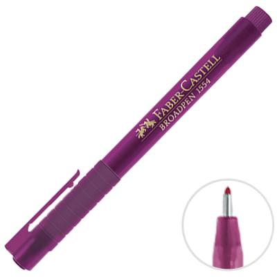 Faber-Castell Grip Broadpen 1554 Fineliner Kalem 0.8 mm Eflatun