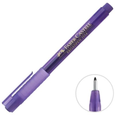 Faber Castell Grip Broadpen 1554 Keçeli Kalem 0.8 mm Mor