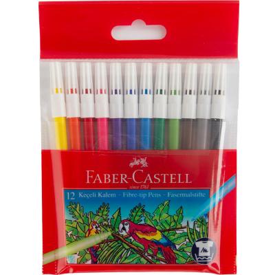 Faber-Castell Redline Keçeli Kalem Karışık Renkler 12'li Paket