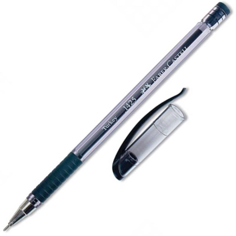 Faber Castell Tükenmez Kalem İğne Uç Siyah 1425