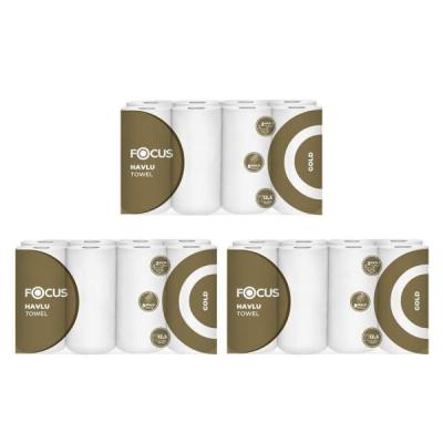 Focus Gold Rulo Havlu Kağıt 100 Yaprak 24 Lü (8x3)