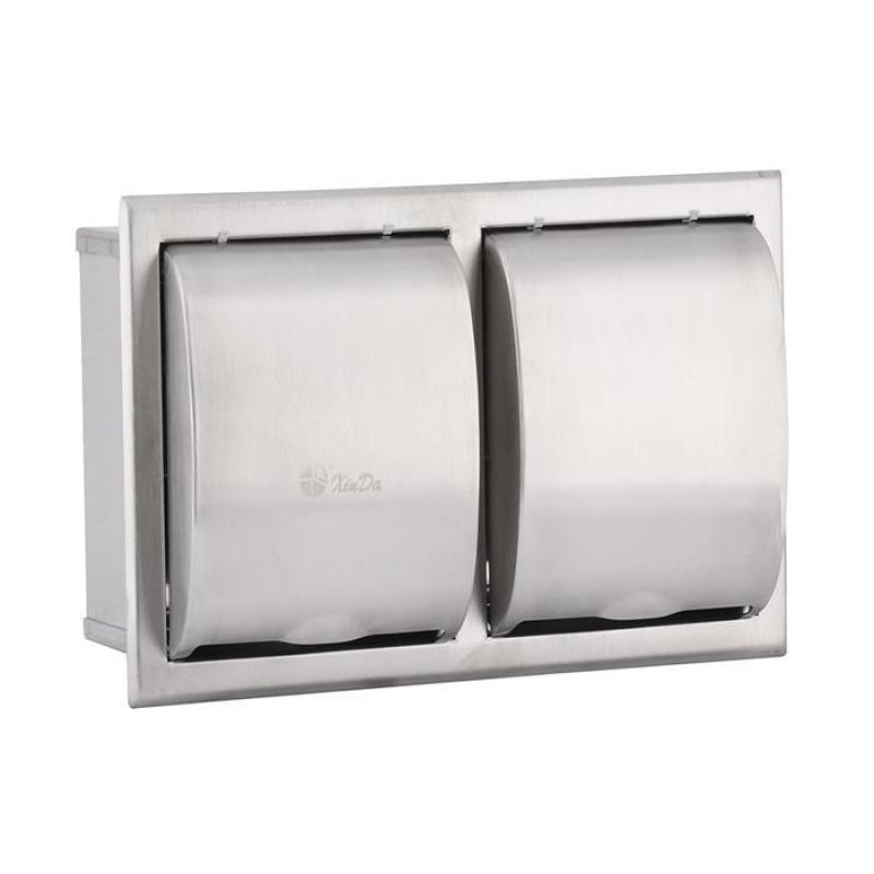 Genesit GS10N2-T Sıva Altı Tuvalet Kağıdı Dispenseri 2 Li Satin