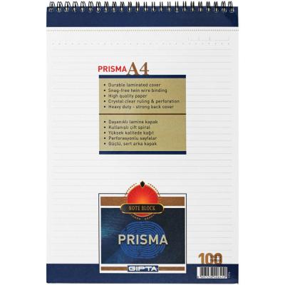 Gıpta Prisma Bloknot Çizgili A4 100 Yaprak