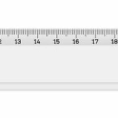 Hatas Cetvel Ekonomik Plastik Mercekli 30 Cm