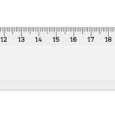 Hatas Cetvel Plastik Büro Tipi Geniş 30 Cm